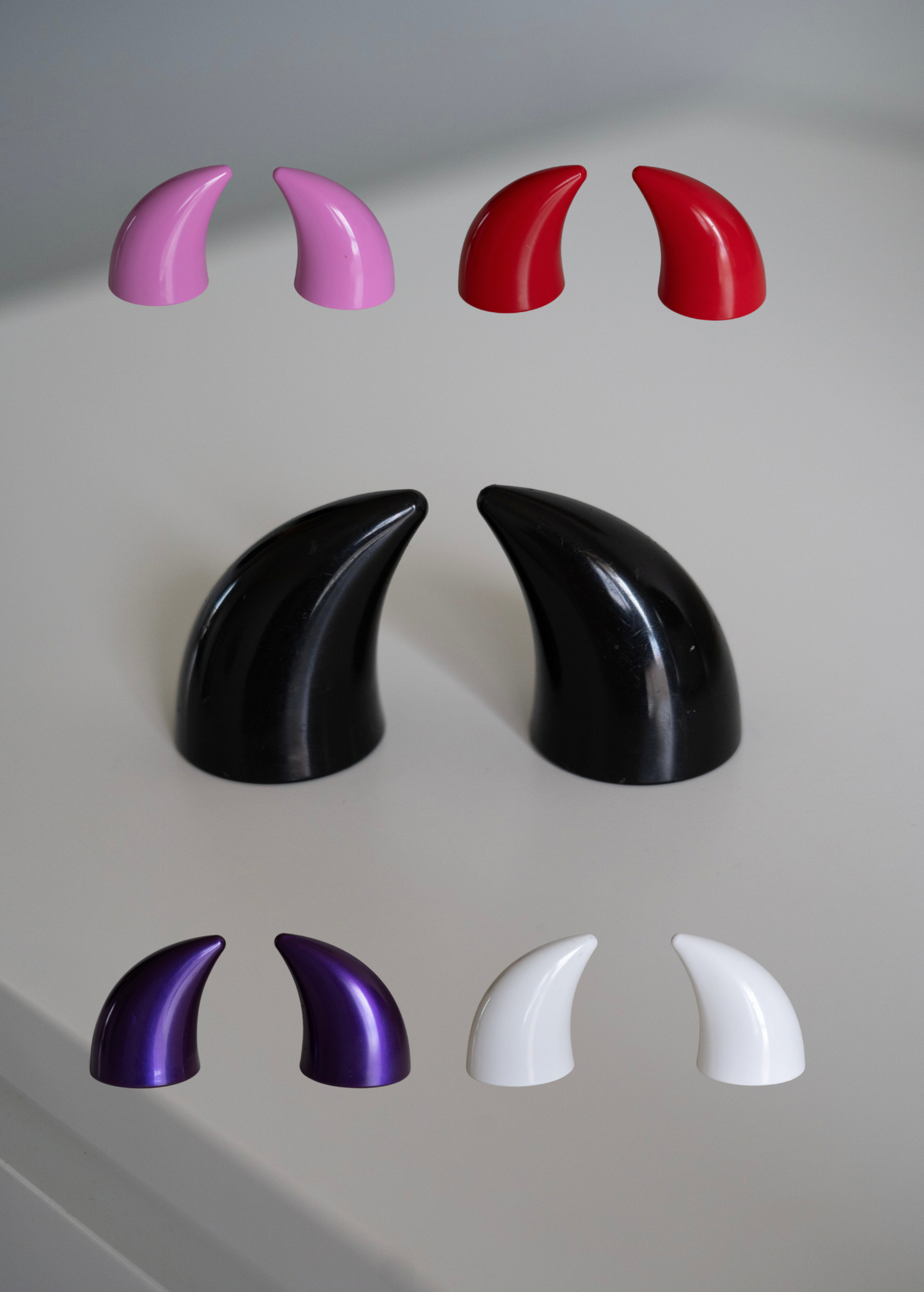 Helmet Flair MagNeatOhz: Small Devil Horns for Helmet