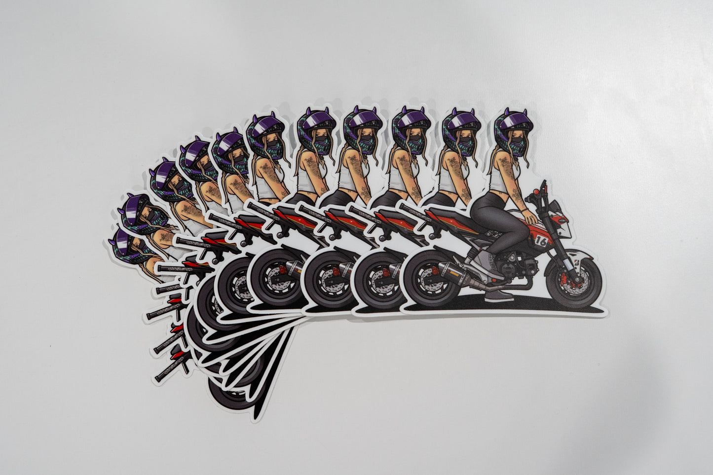 Arabella Moto Grom Sticker