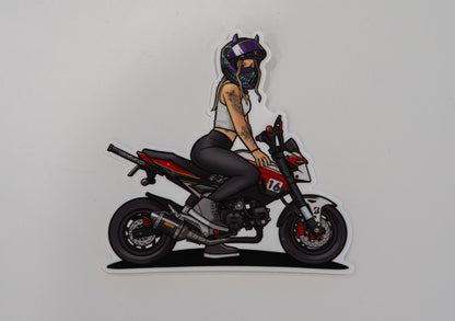 Arabella Moto Grom Sticker