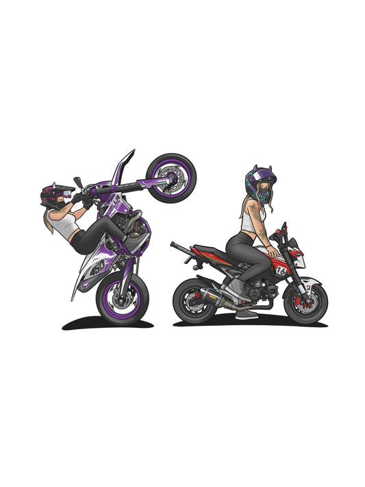 Arabella Moto Sticker Pack